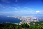 Son Tra peninsula in Danang city